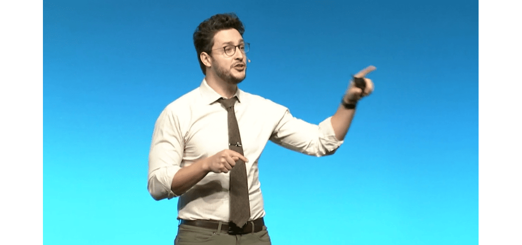 Dr. Mike speaking at a conference