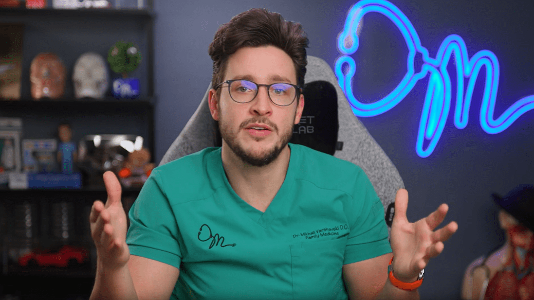 Screenshot of Dr. Mike's YouTube Video