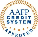 AAFP credit system approved seal
