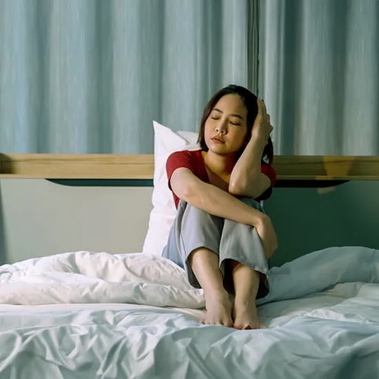 tired woman