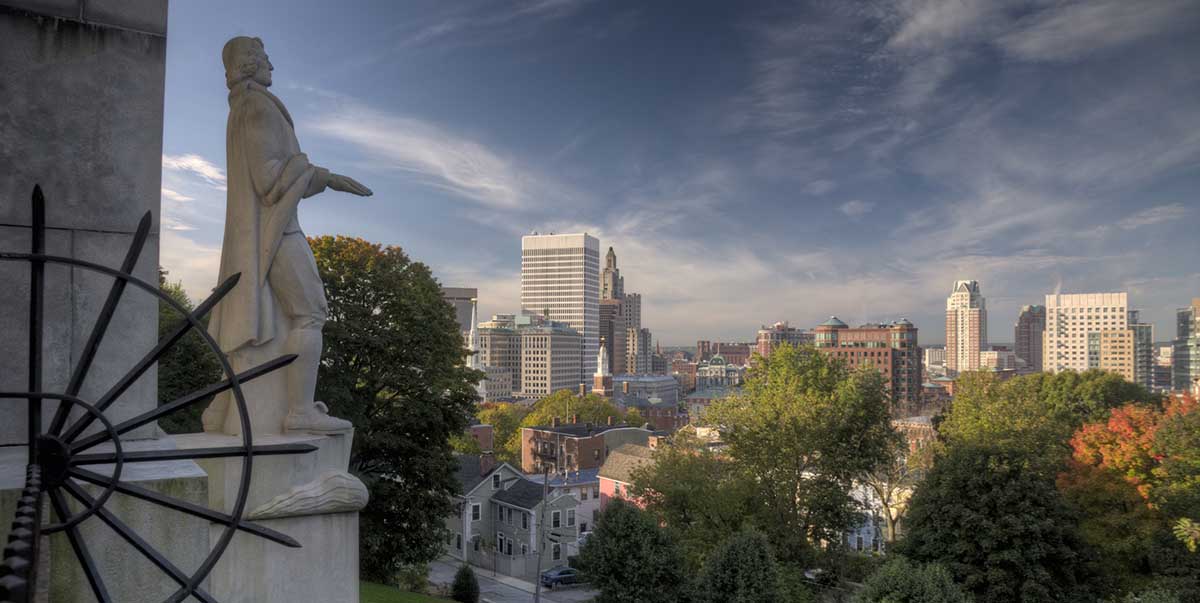 Statue in Roger Williams Park in Providence, RI
