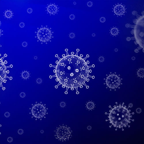 Illustration of coronavirus