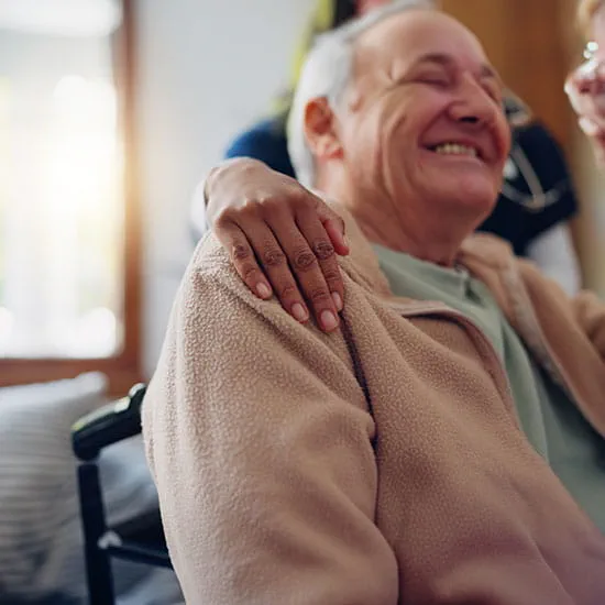 older man laughing
