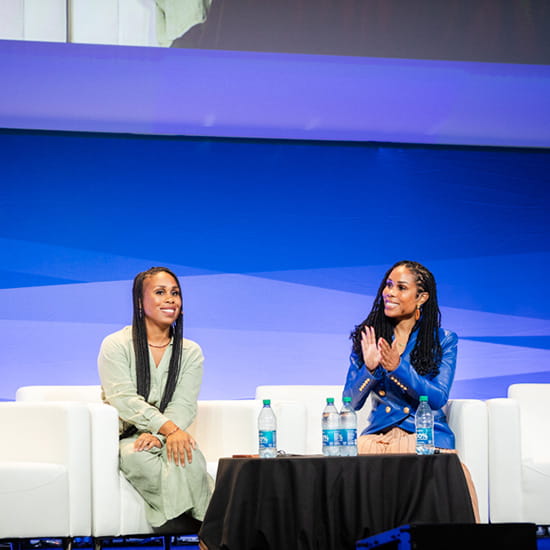 Two Faculties at Conference Stage