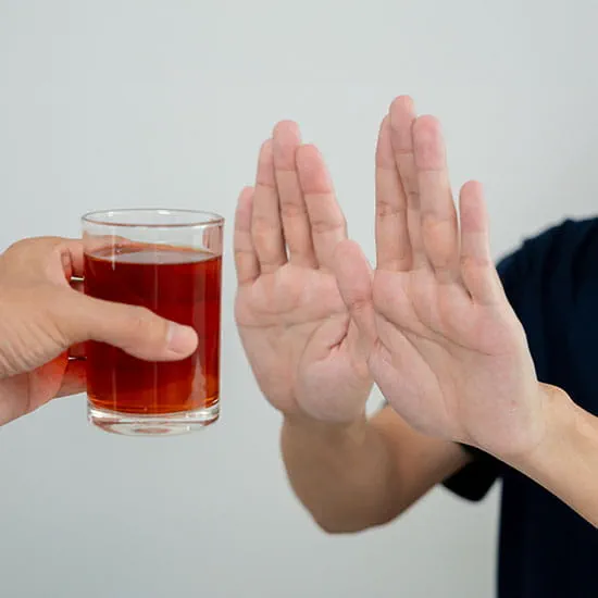 saying no to alcohol