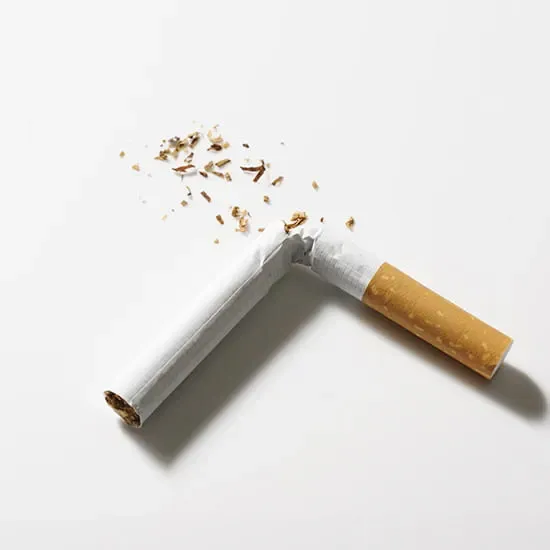 broken cigarette