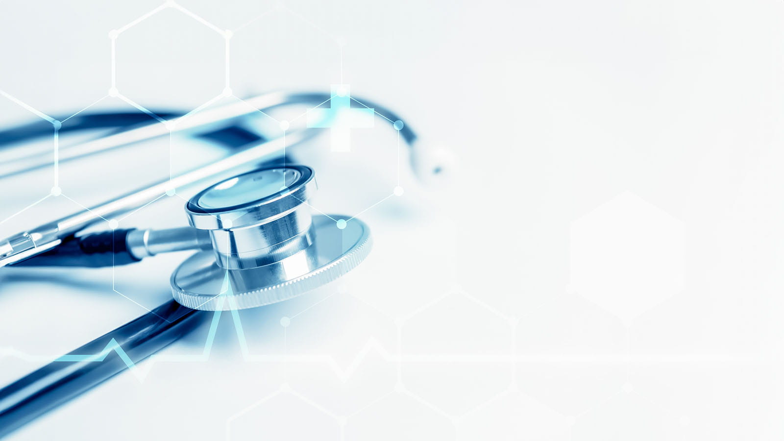 Image of a stethoscope with an artistic overlay