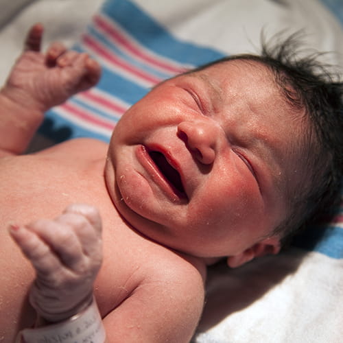 Newborn baby.