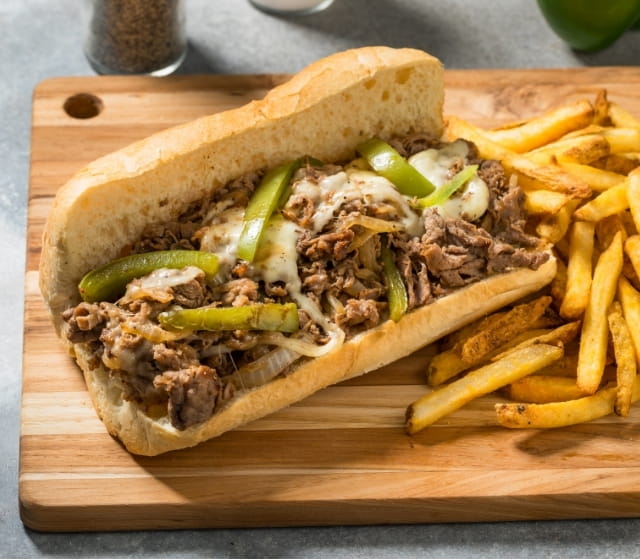 famous philadelphia cheesesteak