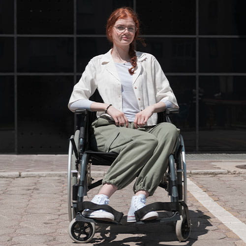 Person in a wheelchair