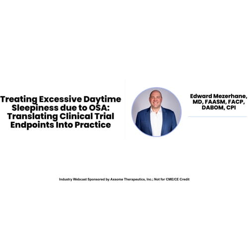treating excessive daytime sleepiness
