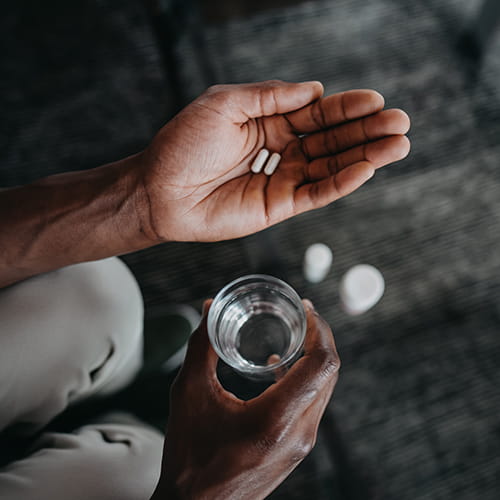 taking medication