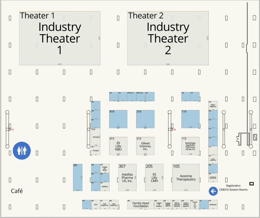 2027 Southwest Exhibit Floorplan