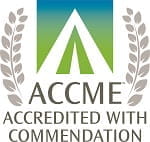 ACCME Accredited with Commendation logo