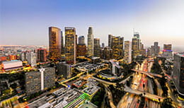 Los Angeles City Downtown, home of Pri-Med's CME conference in Los Angeles, CA 